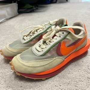 Nike sacai waffle Kiss of Death NET orange blaze